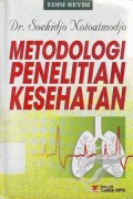 Metode Penelitian Kesehatan
